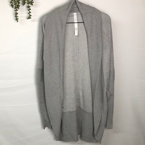 LULULEMON | Women's Transformation Wrap Sweater Cardigan | 4 Grey | Athleisure